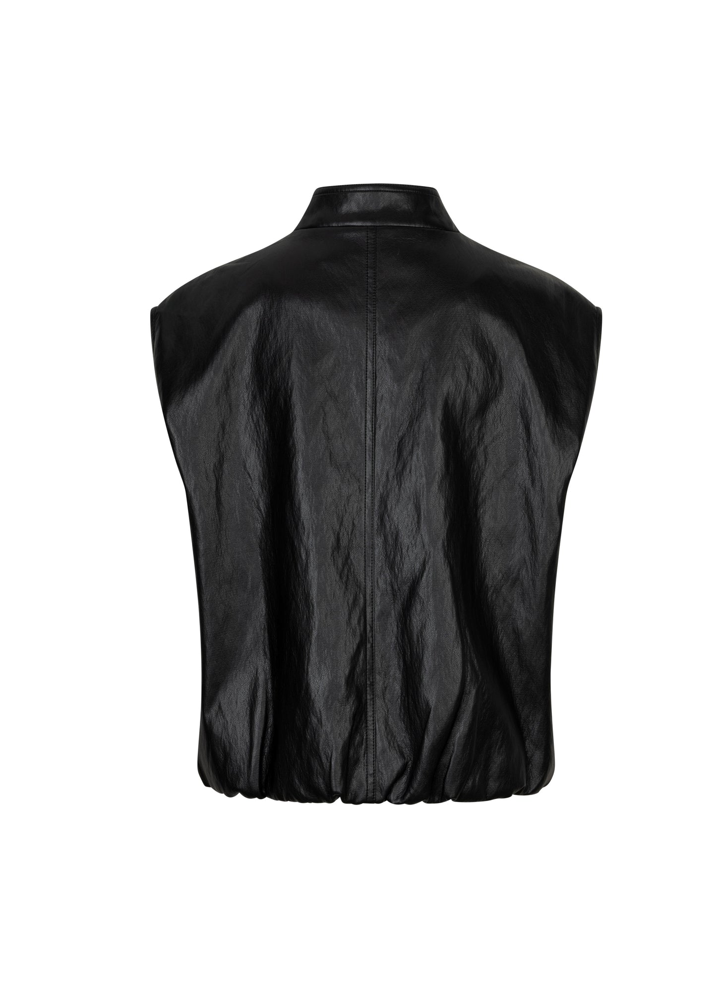Esqualo - Gilet Balloon Double Breasted PU Crinkle