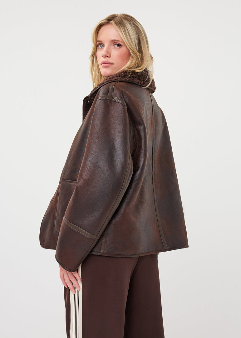 Esqualo - Reversible Teddy-Lined Coat