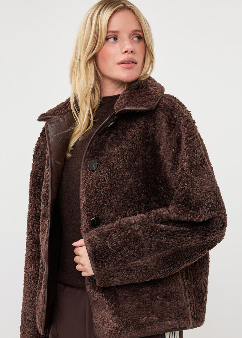 Esqualo - Reversible Teddy-Lined Coat
