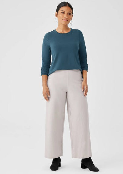 Eileen Fisher - Boiled Wool Jersey Wide-Leg Pant