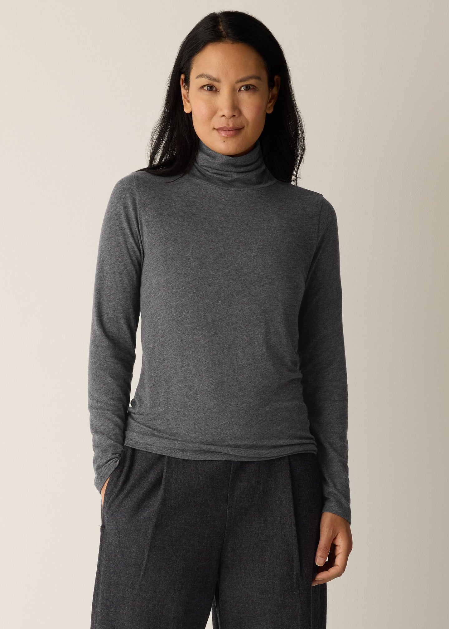 Eileen Fisher Sheer Knit Turtleneck Top – Shepherd's Fashions