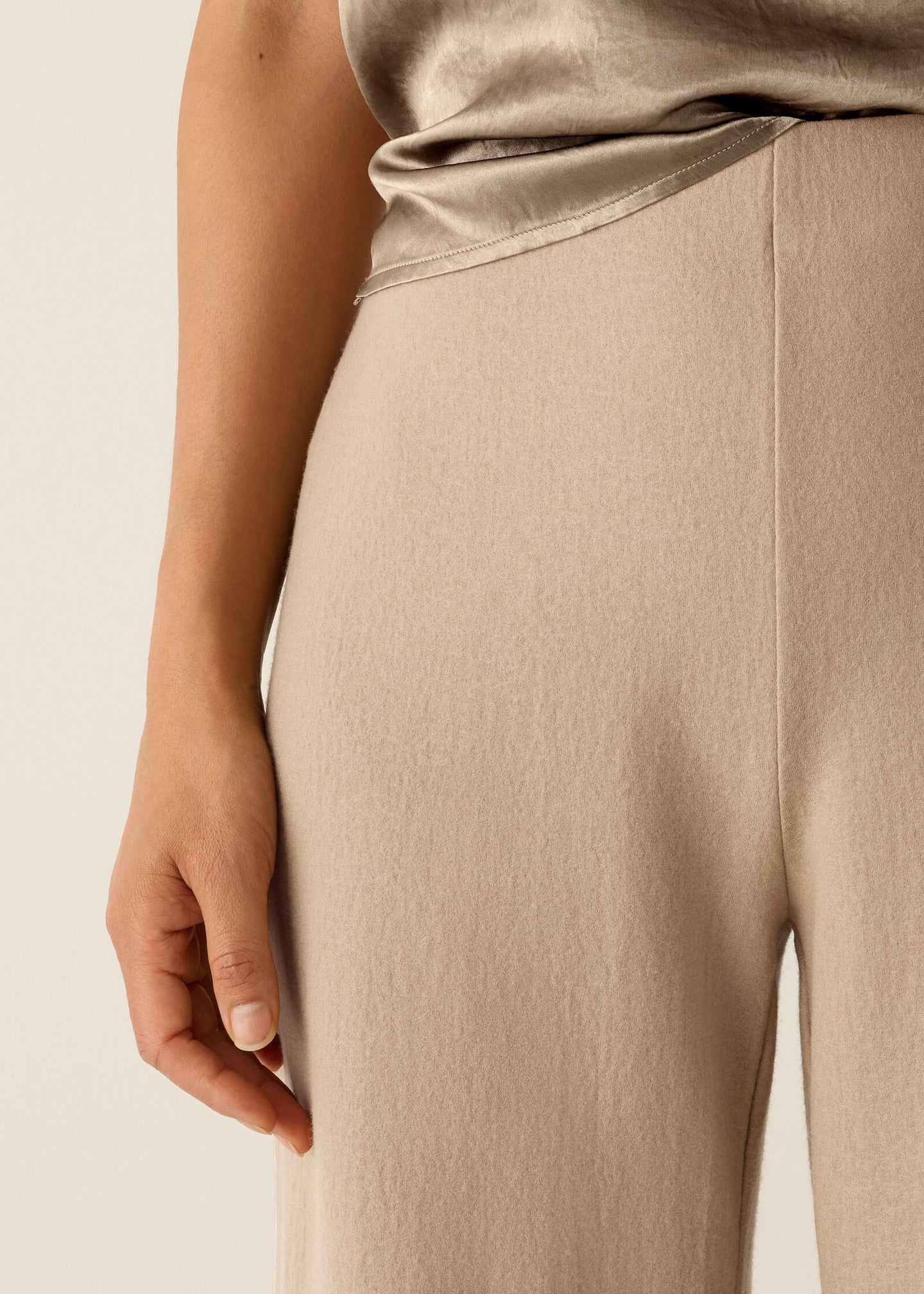 Eileen Fisher - Felted Wool Wide Leg Pant