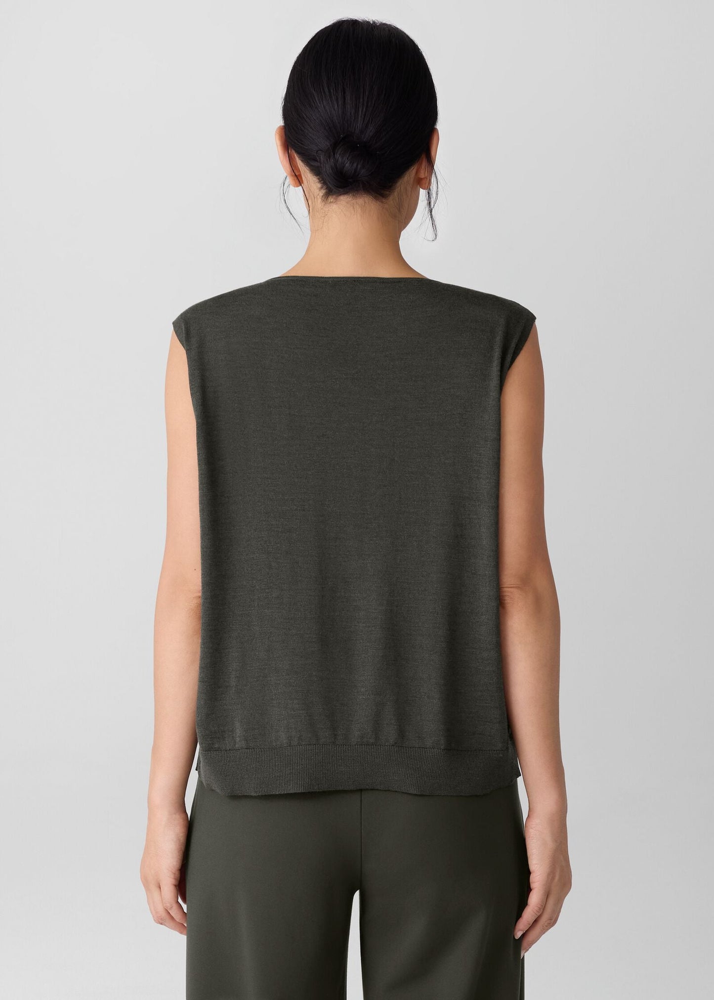 Eileen Fisher - Superfine Merino Vest in Regenerative Wool