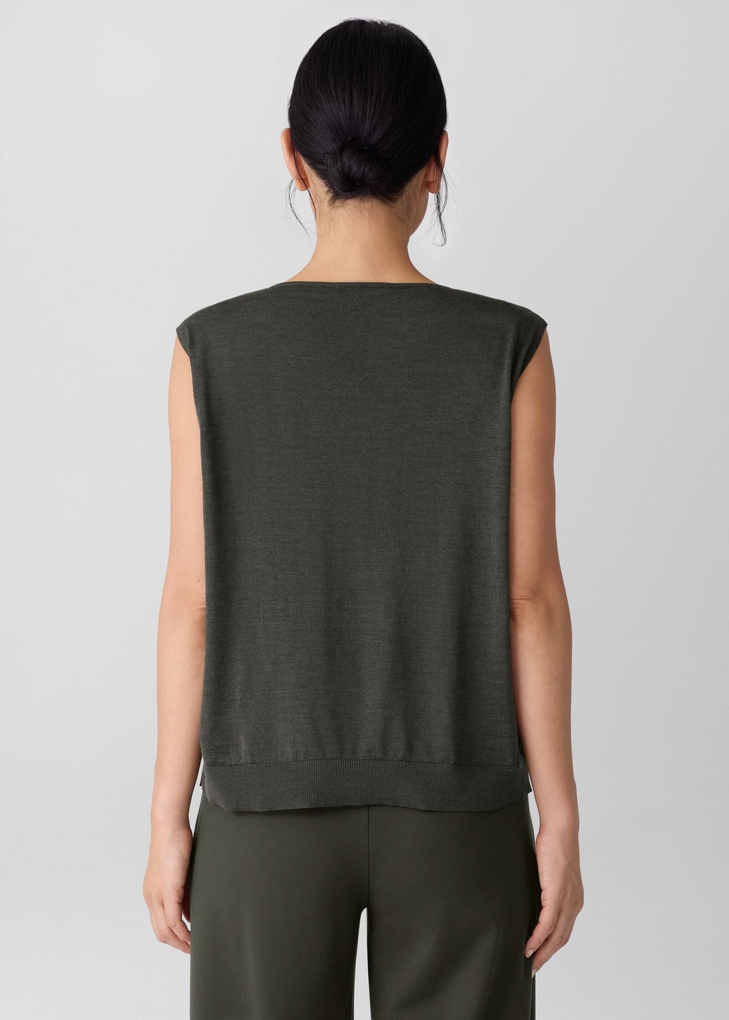 Eileen Fisher - Superfine Merino Vest in Regenerative Wool