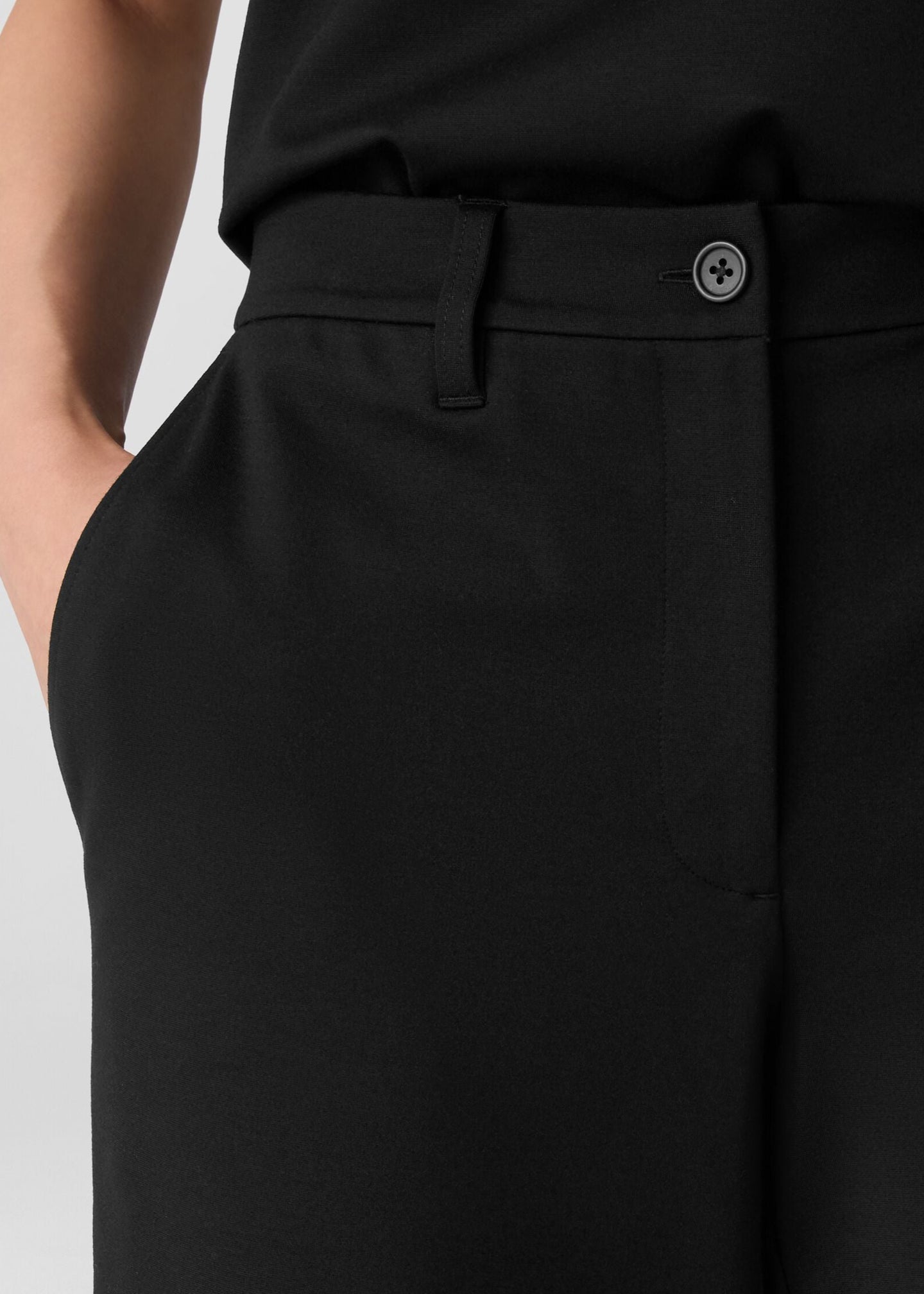 Eileen Fisher - Washable Flex Ponte Wide Trouser Pant