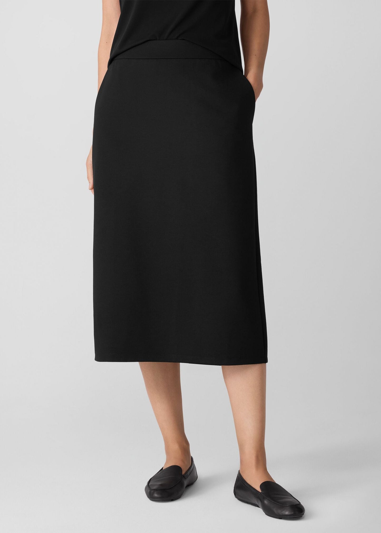 Eileen Fisher - Washable Flex Ponte Straight Skirt