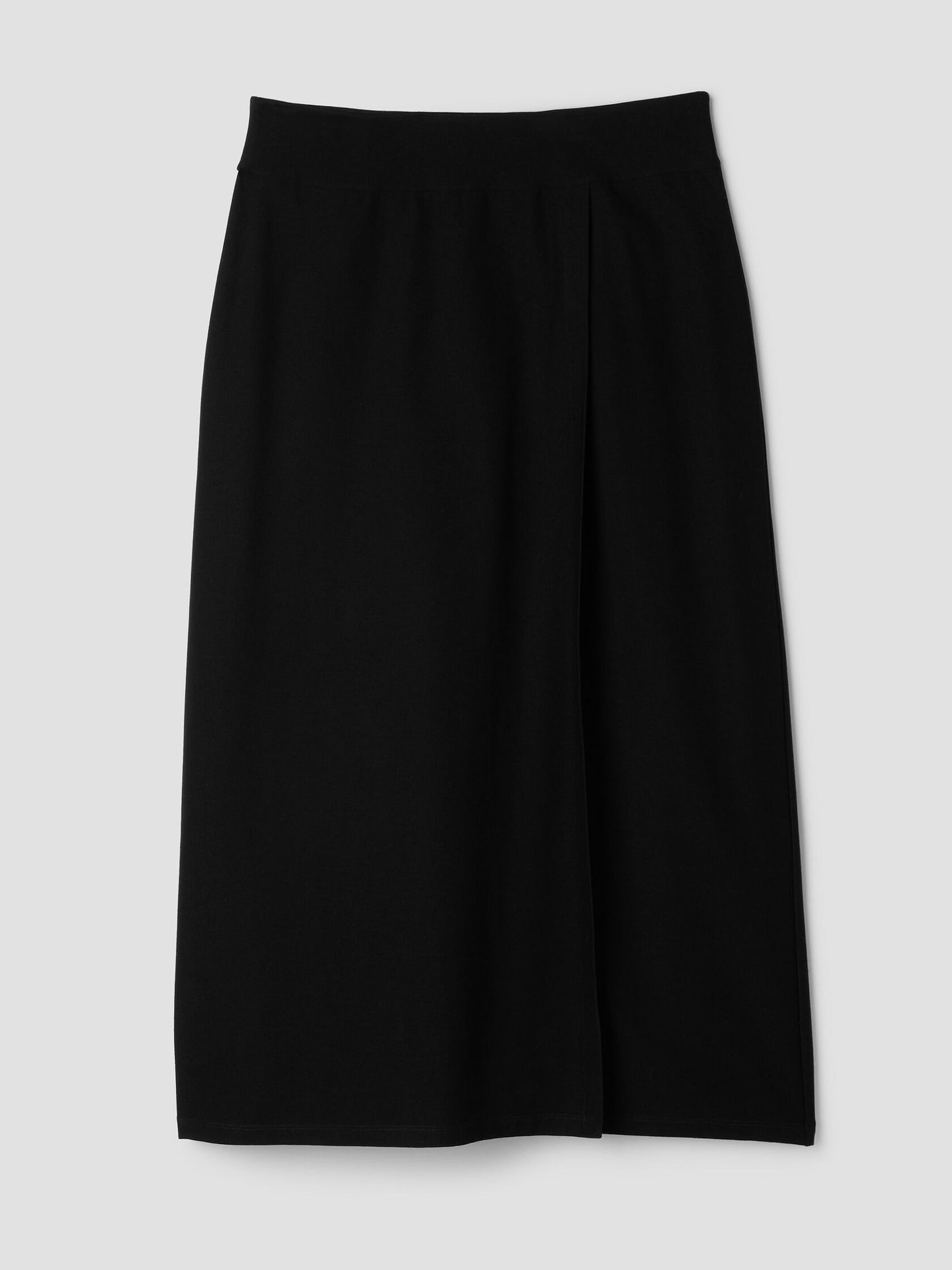Eileen Fisher - Washable Stretch Crepe Wrap Skirt