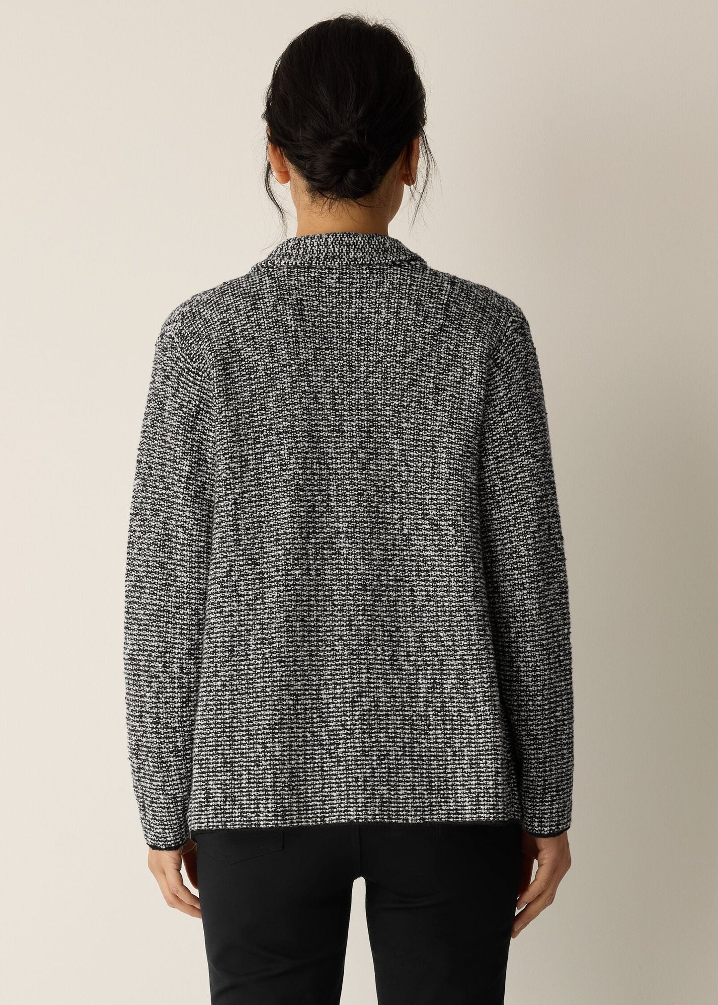 Eileen Fisher - Peruvian Cotton Cloud Notch Collar Jacket