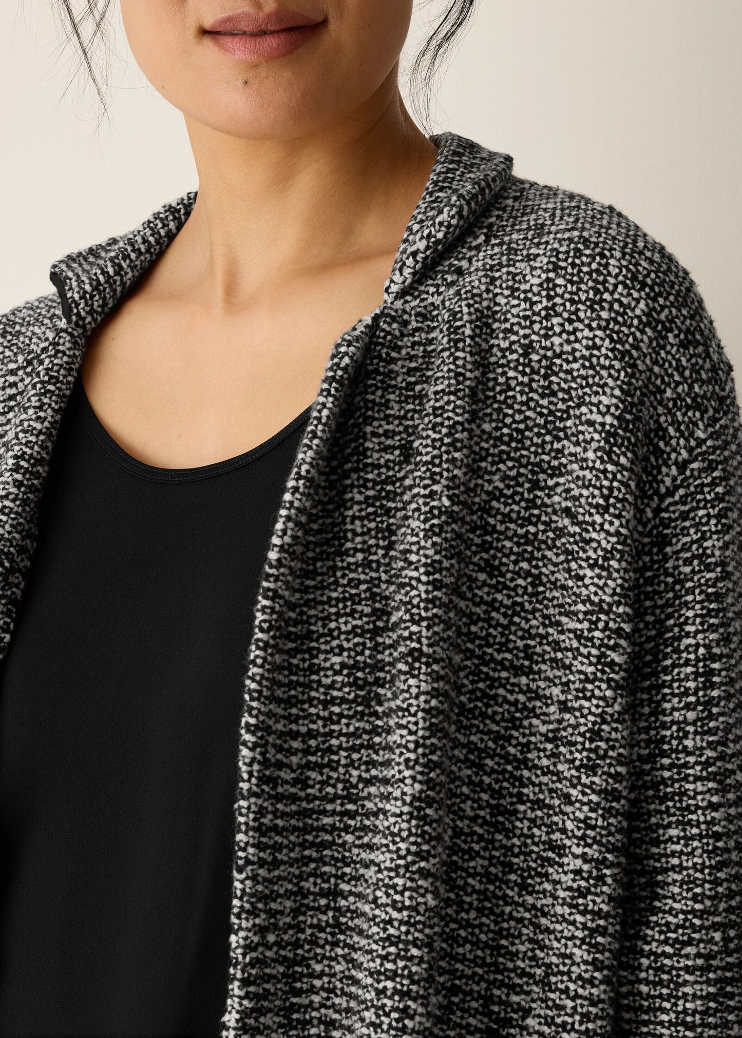 Eileen Fisher - Peruvian Cotton Cloud Notch Collar Jacket