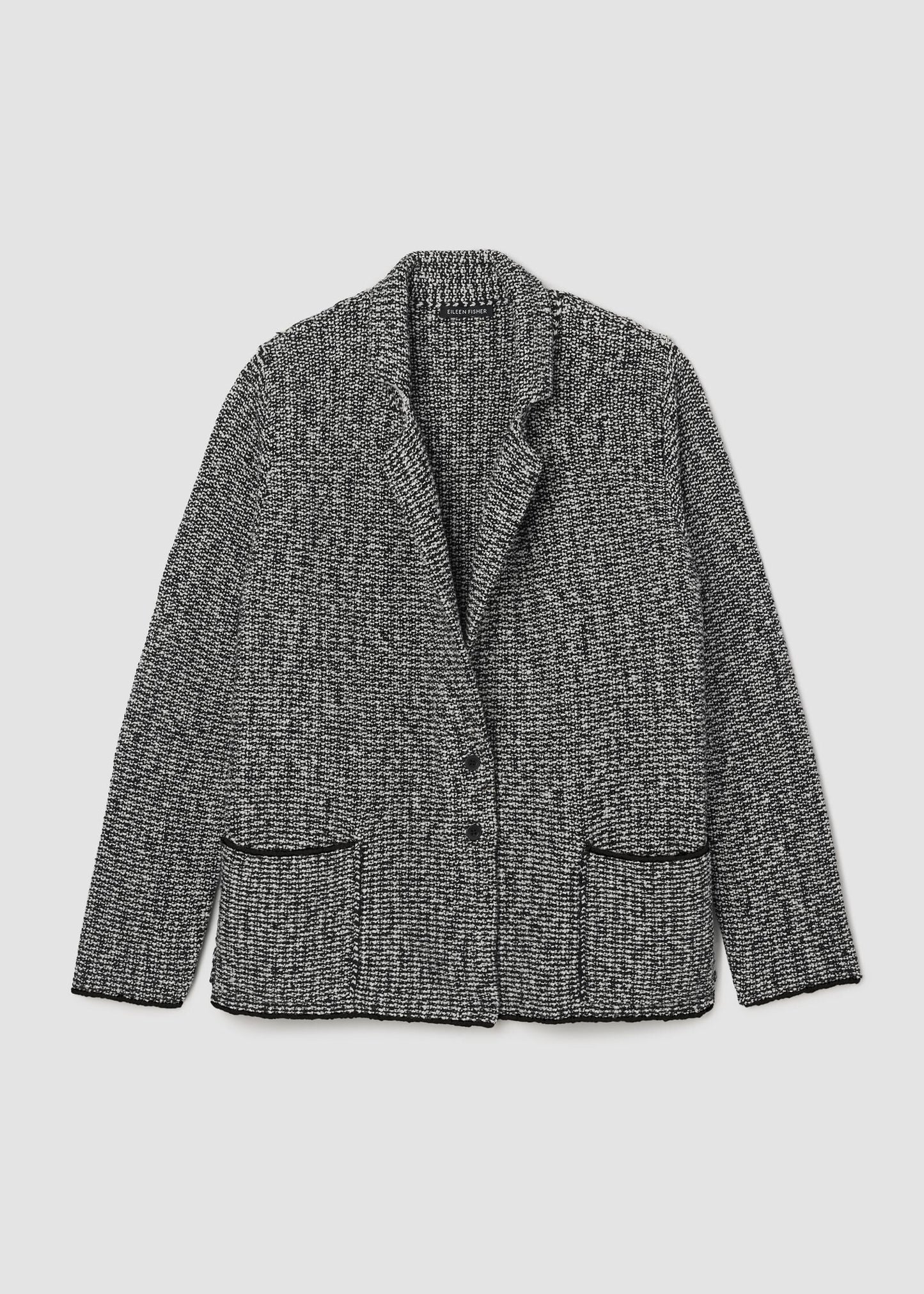 Eileen Fisher - Peruvian Cotton Cloud Notch Collar Jacket