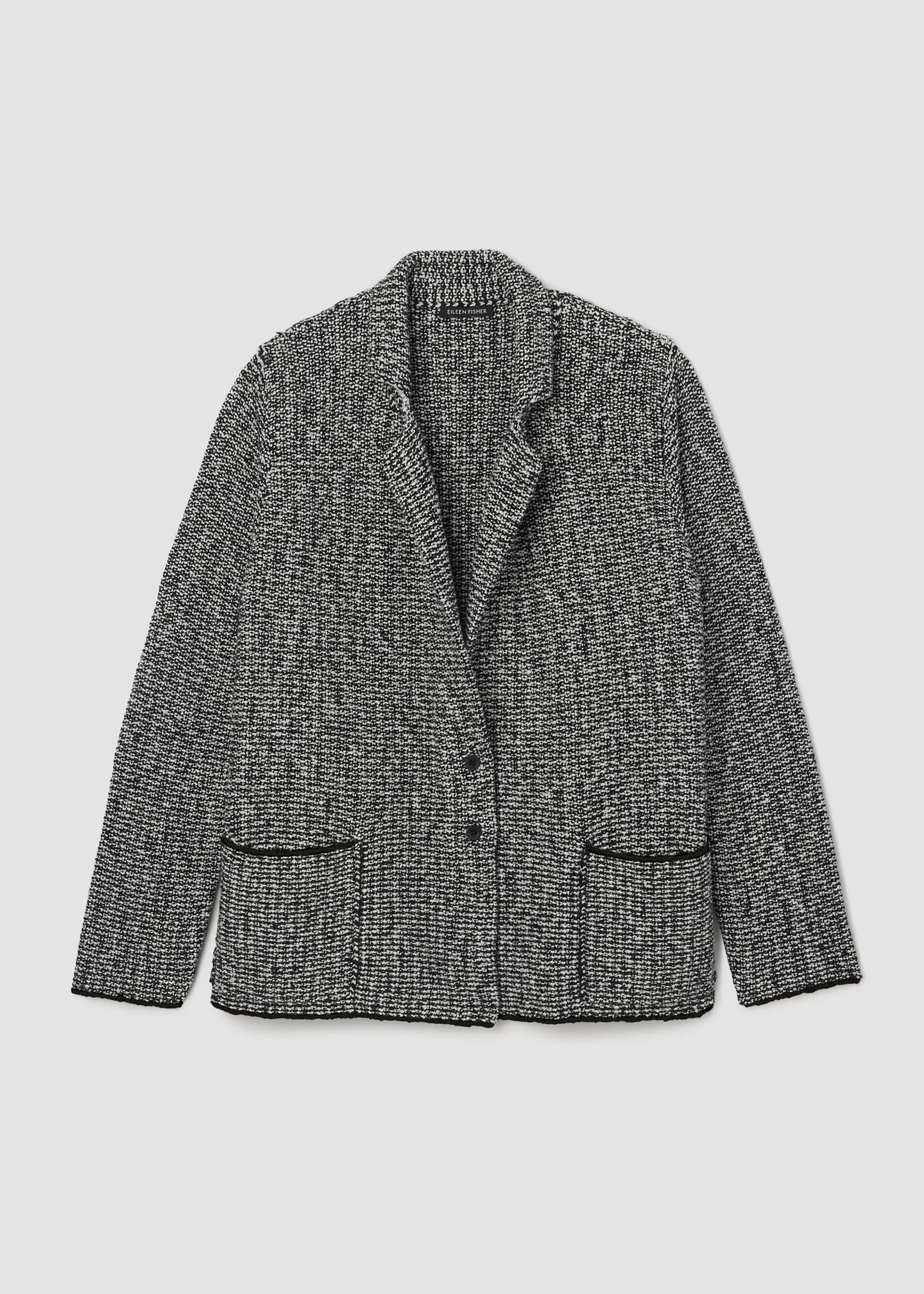 Eileen Fisher - Peruvian Cotton Cloud Notch Collar Jacket