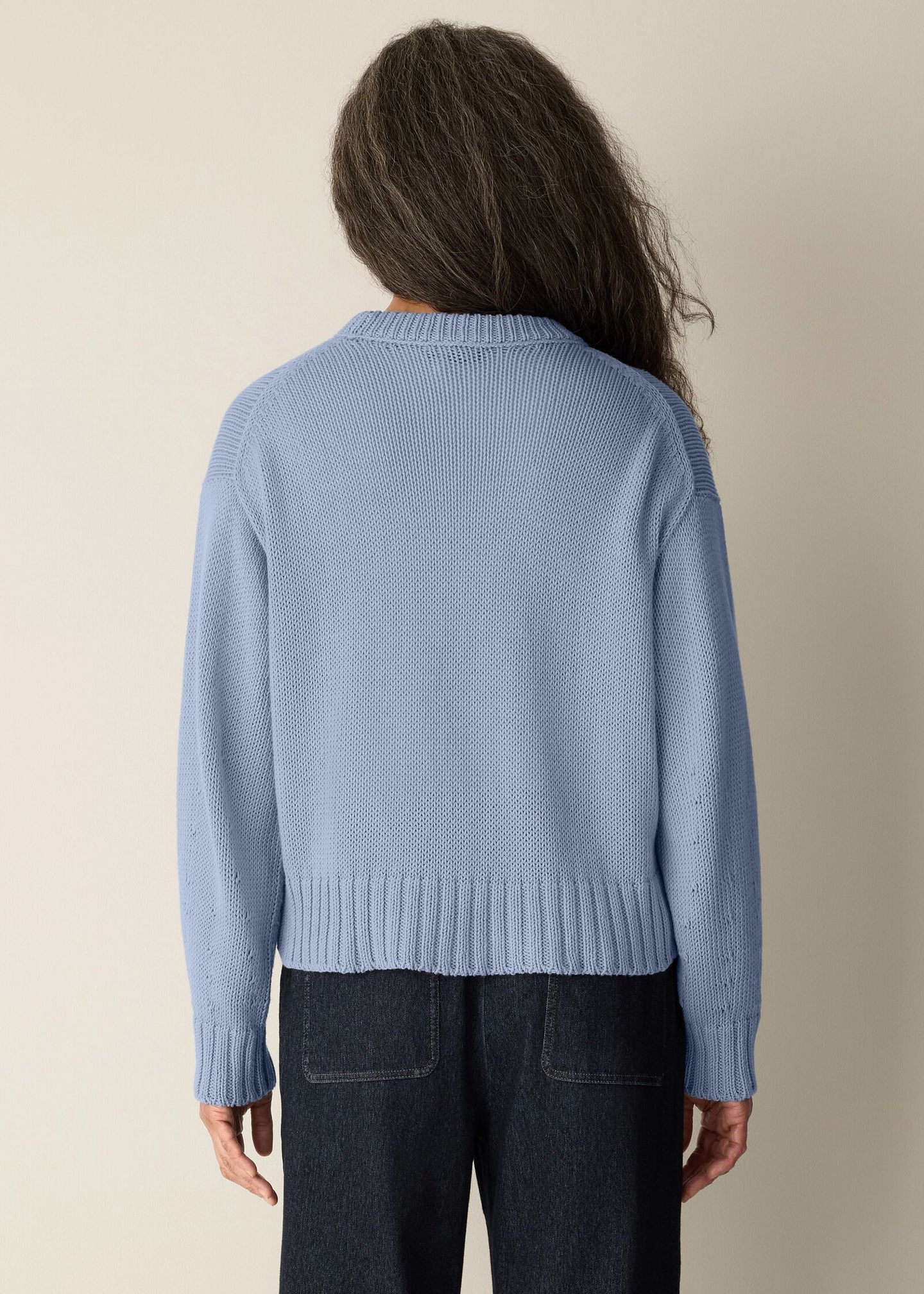 Eileen Fisher - Peruvian Organic Cotton Cord Jersey Crew Neck Top