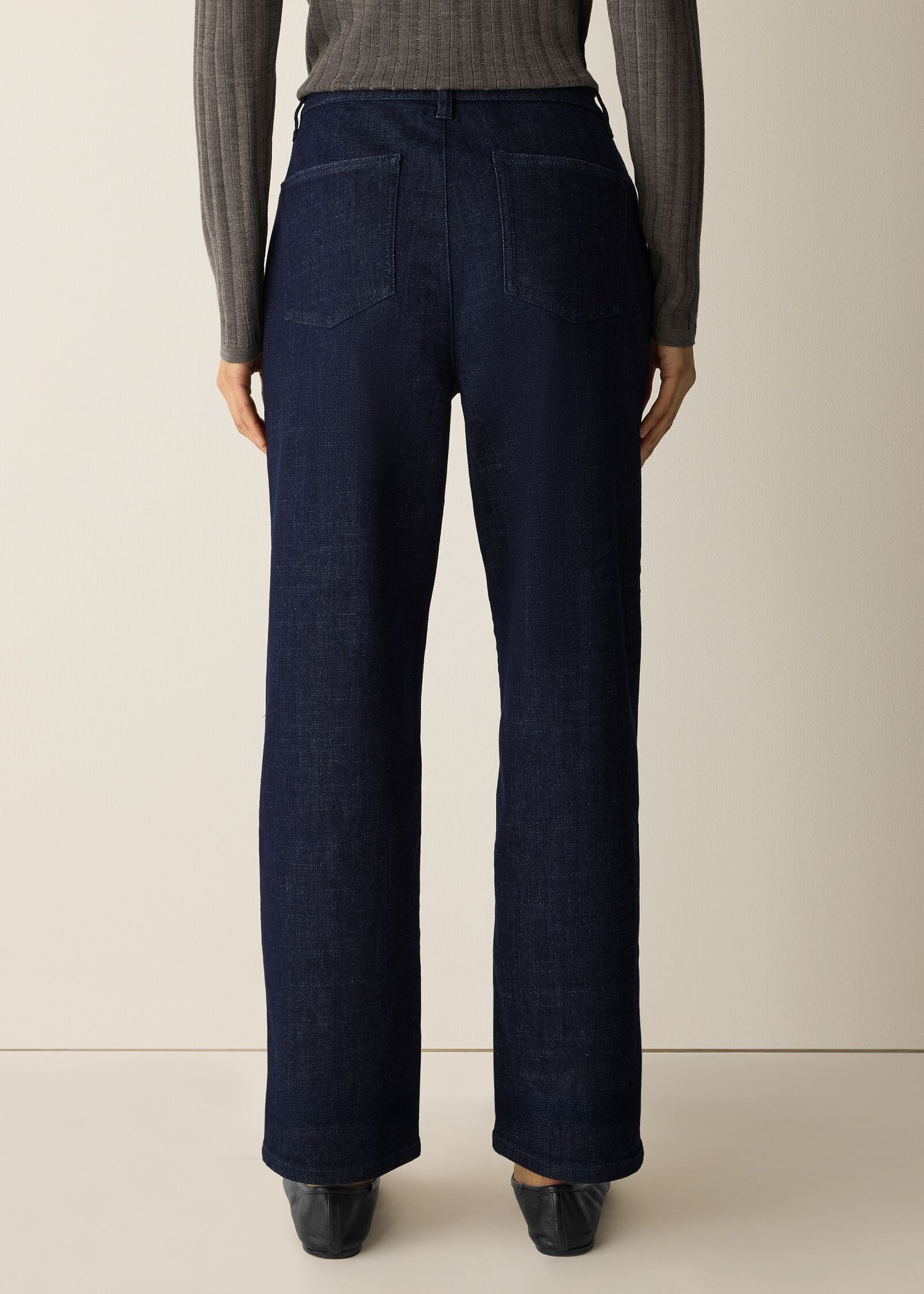 Eileen Fisher - Cotton Stretch Denim Straight Jean