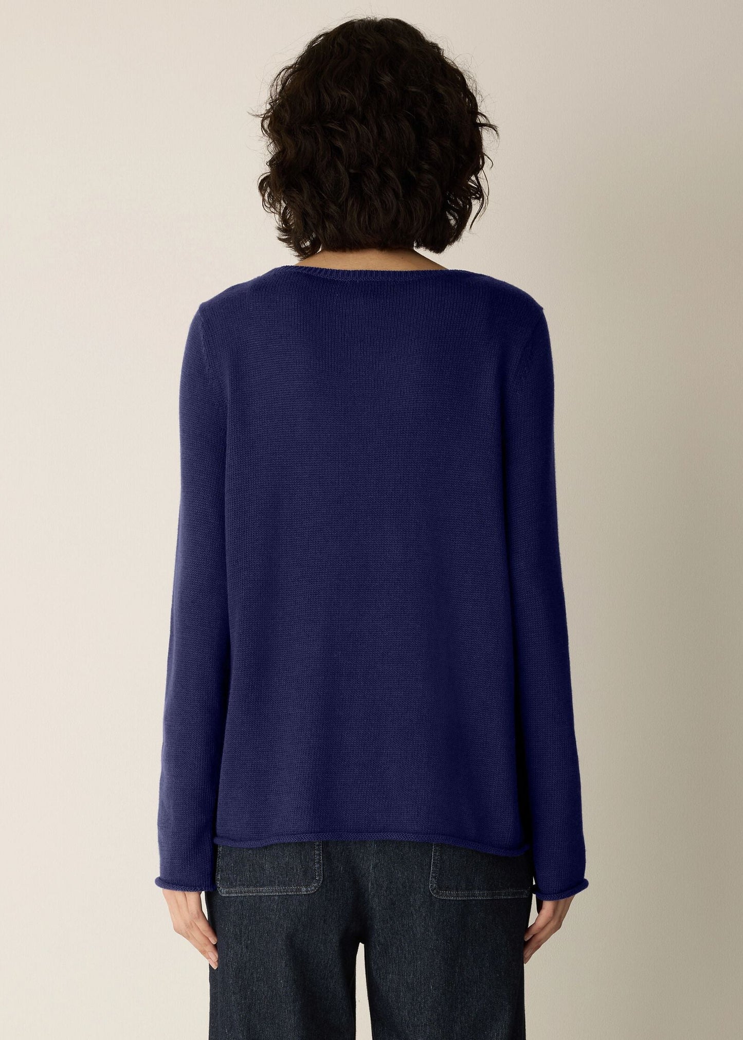 Eileen Fisher - Peruvian Cotton Blend Bateau Neck Top