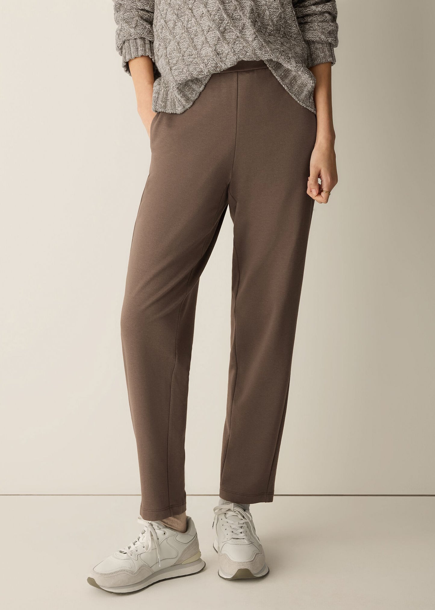 Eileen Fisher - Cozy Brushed Terry Hug Slouchy Pant