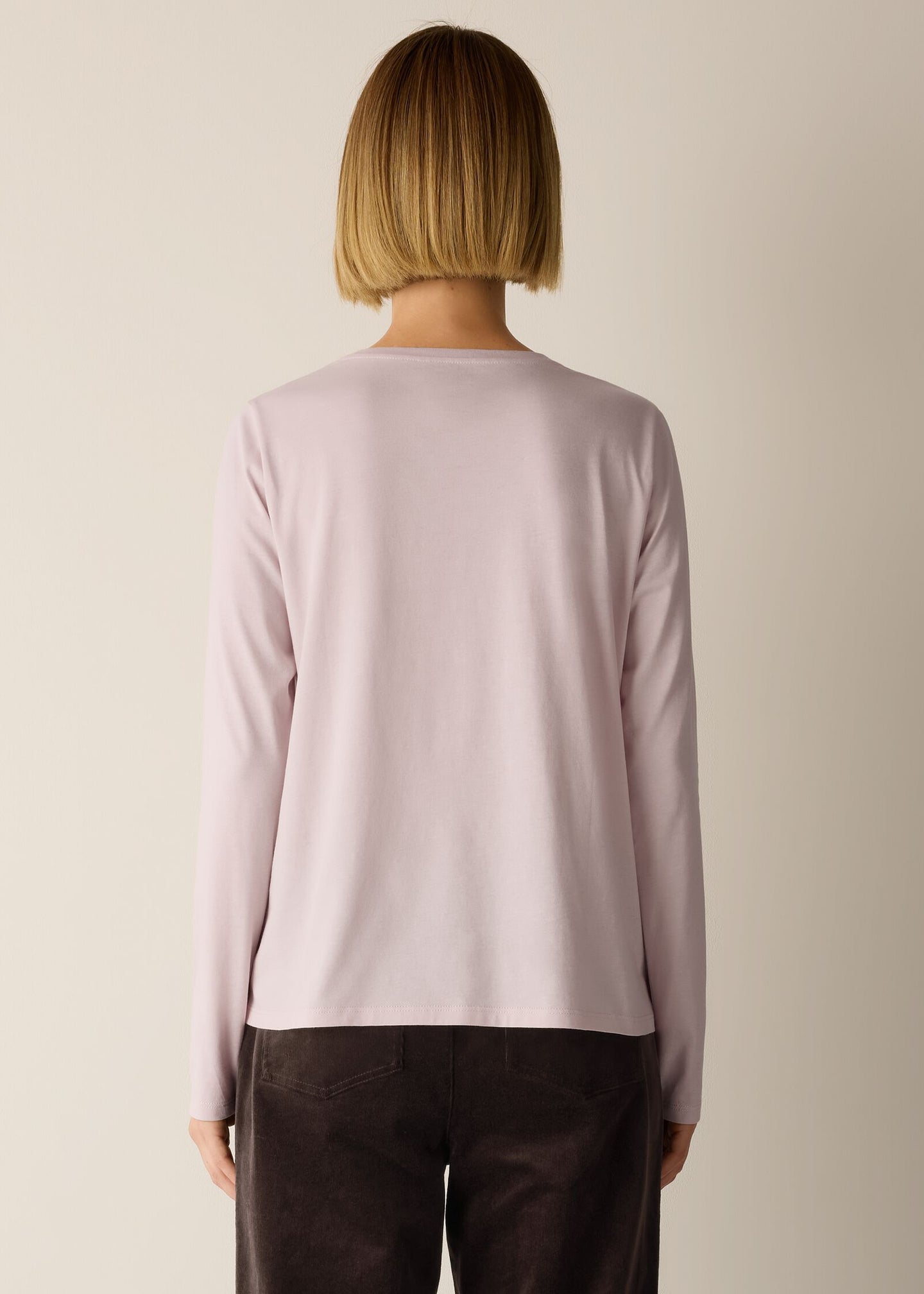 Eileen Fisher - Organic Pima Cotton Jersey Long-Sleeve Tee