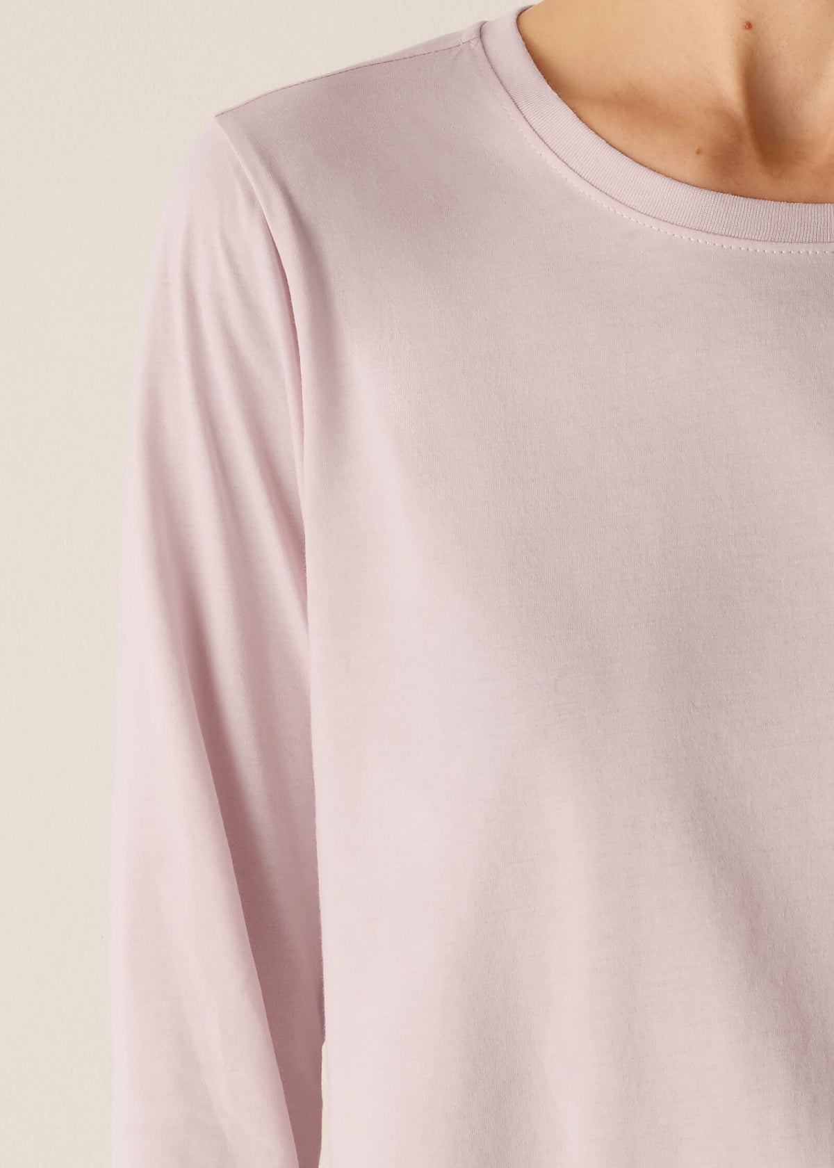 Eileen Fisher - Organic Pima Cotton Jersey Long-Sleeve Tee