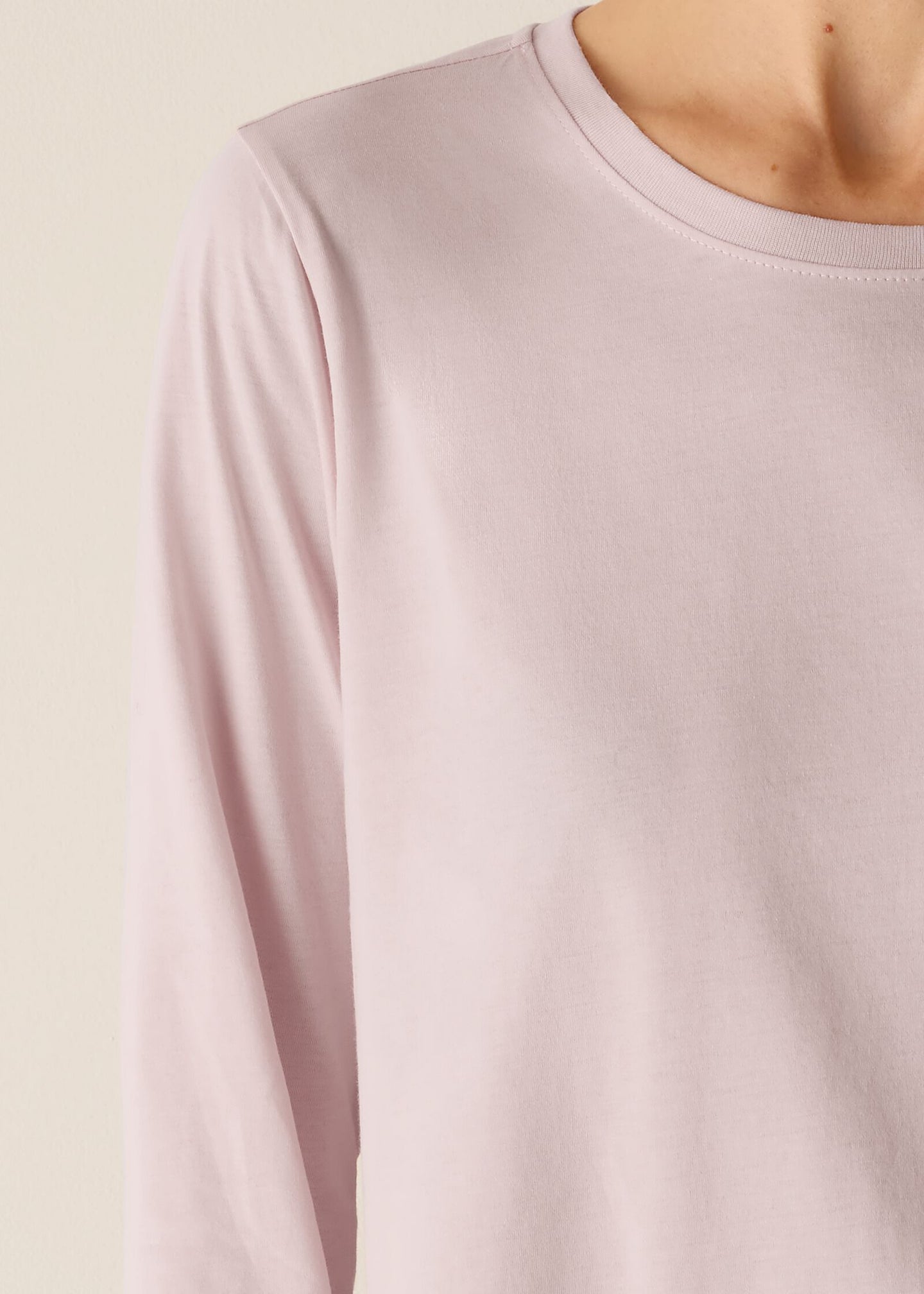Eileen Fisher - Organic Pima Cotton Jersey Long-Sleeve Tee