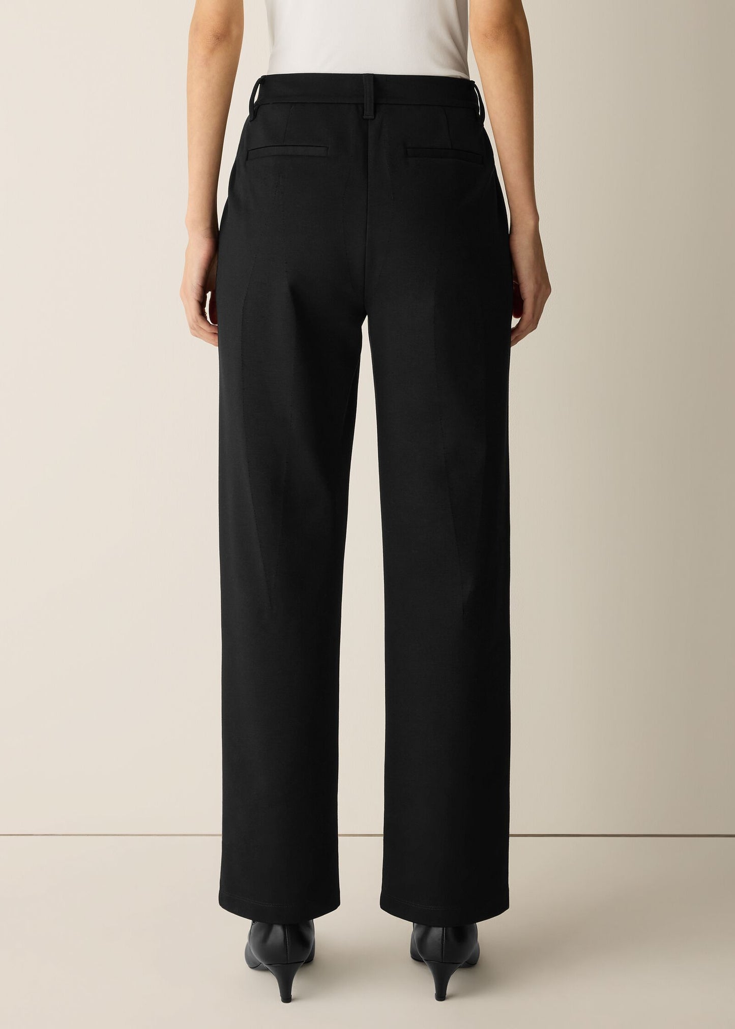 Eileen Fisher - Washable Flex Ponte Straight Trouser Pant