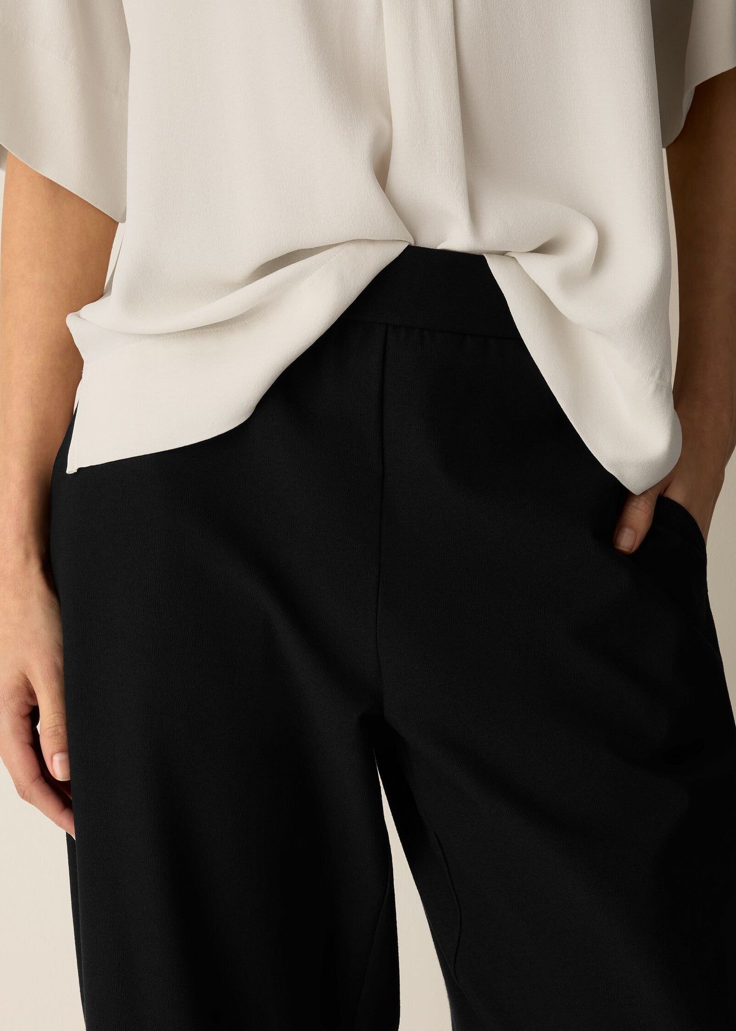 Eileen Fisher - Washable Stretch Crepe Arch Pant