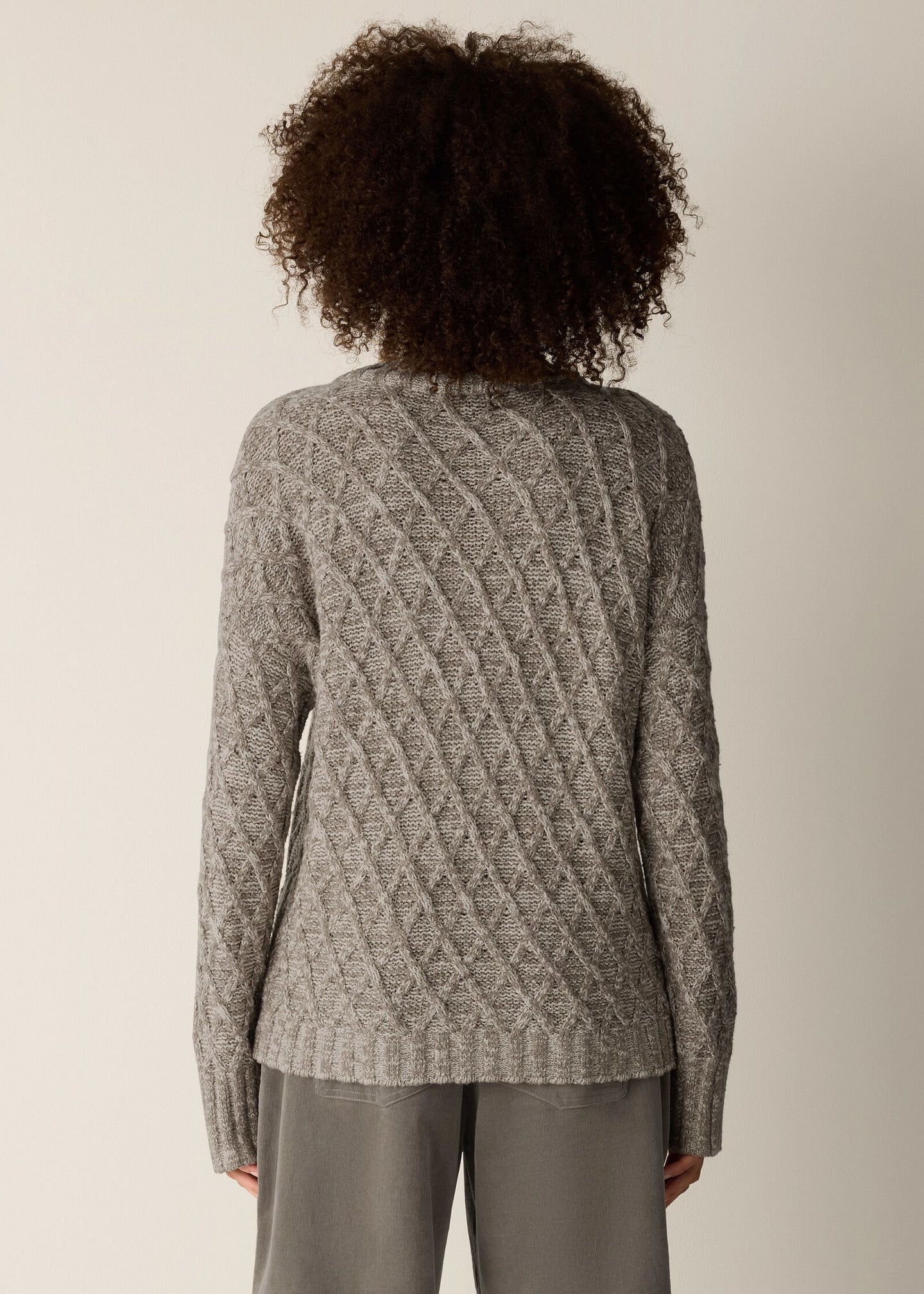 Eileen Fisher - Peruvian Cotton Boucle Fluff Turtleneck