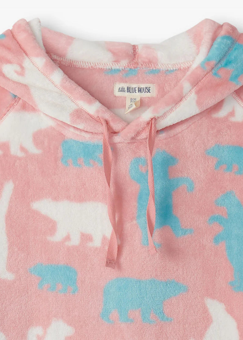 Little Blue House - Polar Bears Oversized Fleece Hoodie
