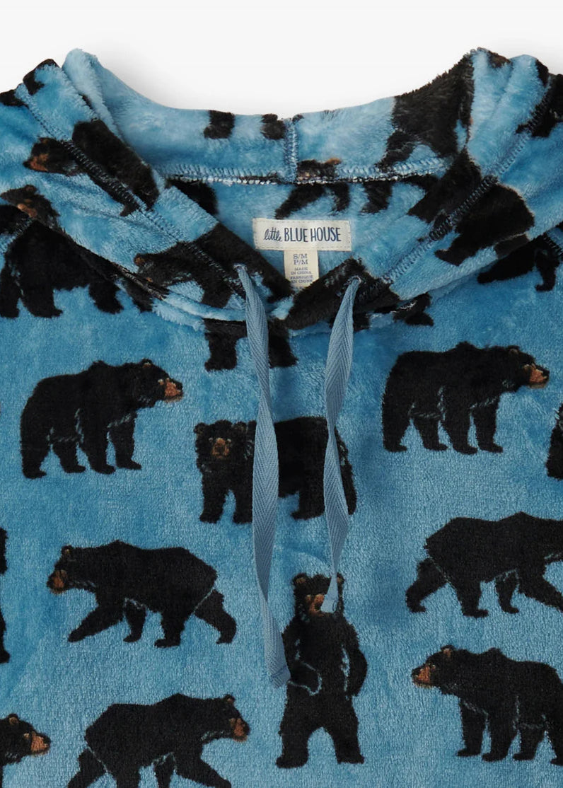 Little Blue House - Wild Bears Oversized Fleece Hoodie