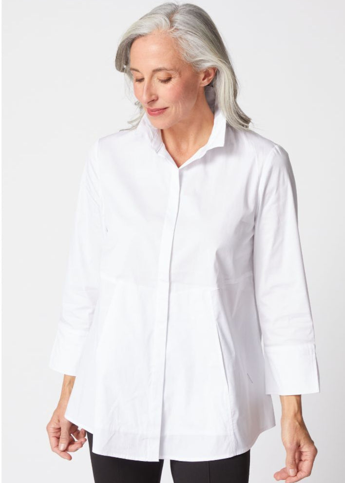 HABITAT - BLOUSE BOUTONNÉE À PANNEAUX