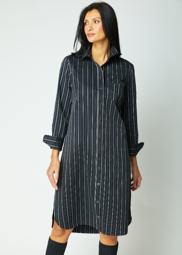 Habitat - Café Midi Dress Striped - SALE