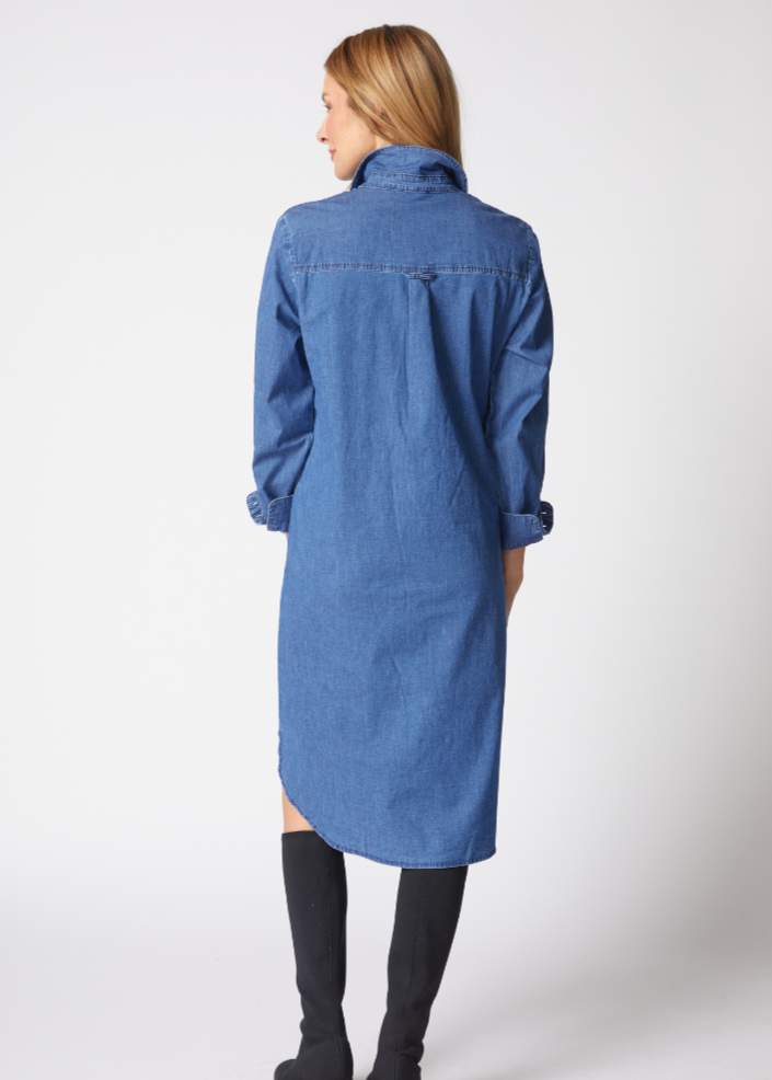 Habitat - Café Midi Dress Denim - SALE