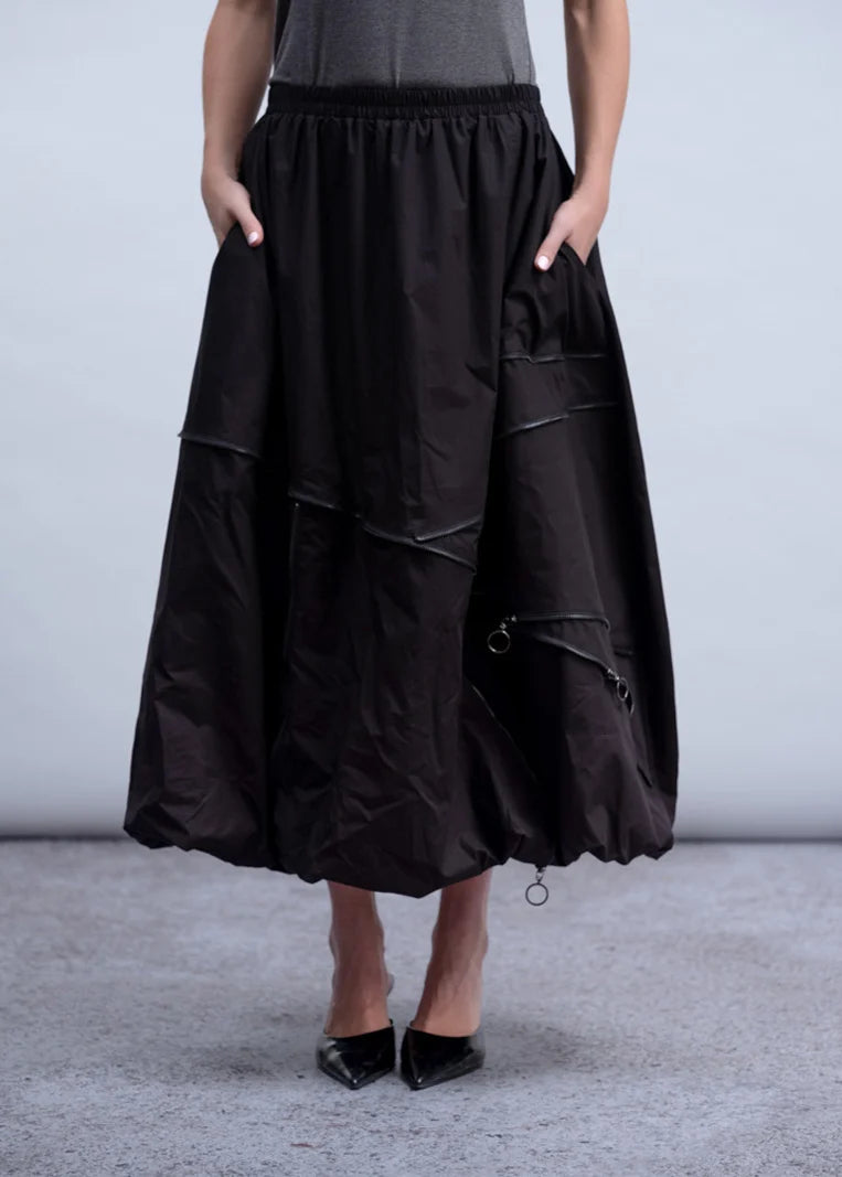 Haako - Bubble Hem Midi Skirt