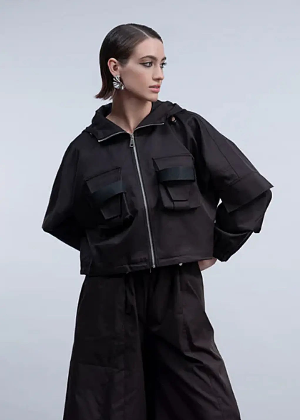 Haako - Cargo Pocket Cropped Jacket