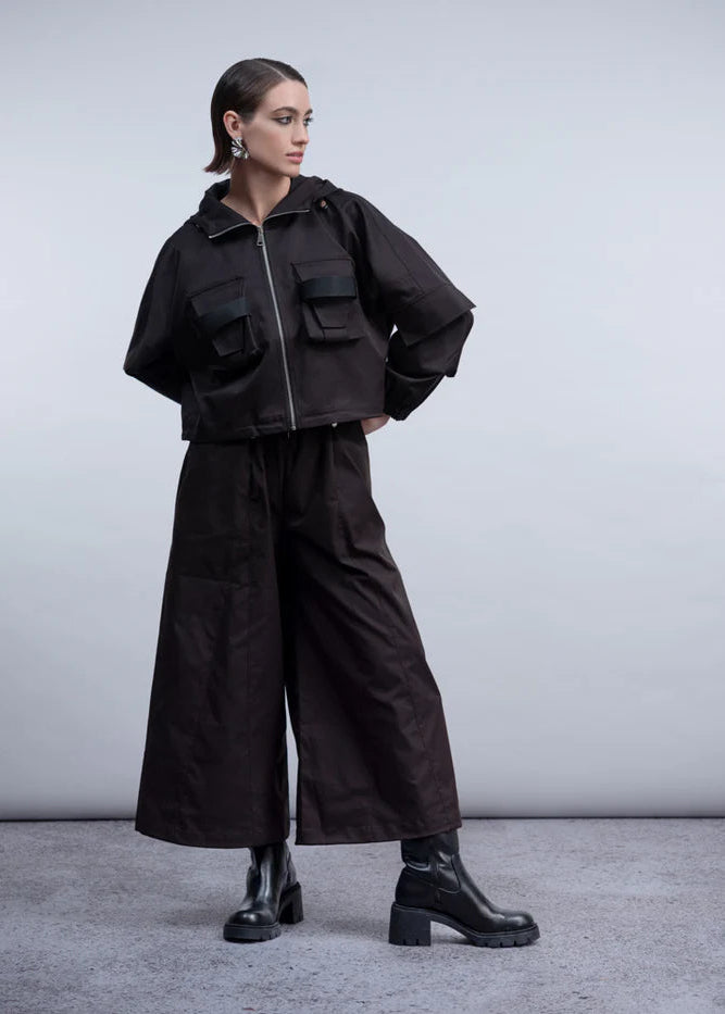 Haako - Cargo Pocket Cropped Jacket