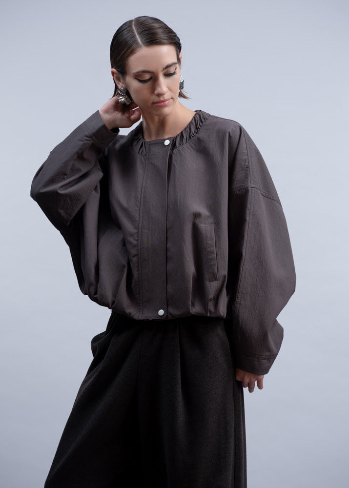 Haako - Cropped Bomber Jacket