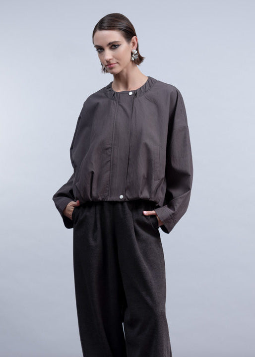 Haako - Cropped Bomber Jacket