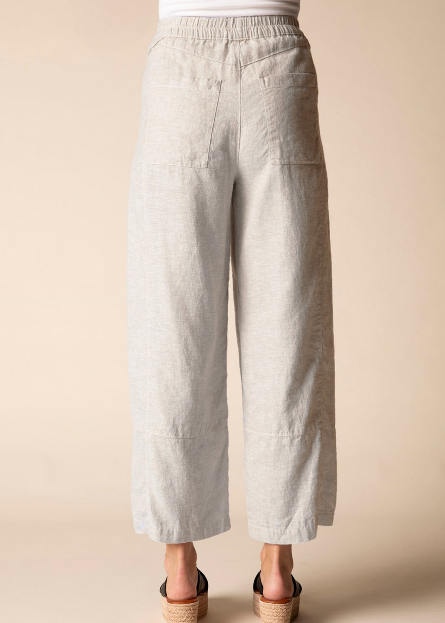 Habitat - Linen Seamed Crop Pant