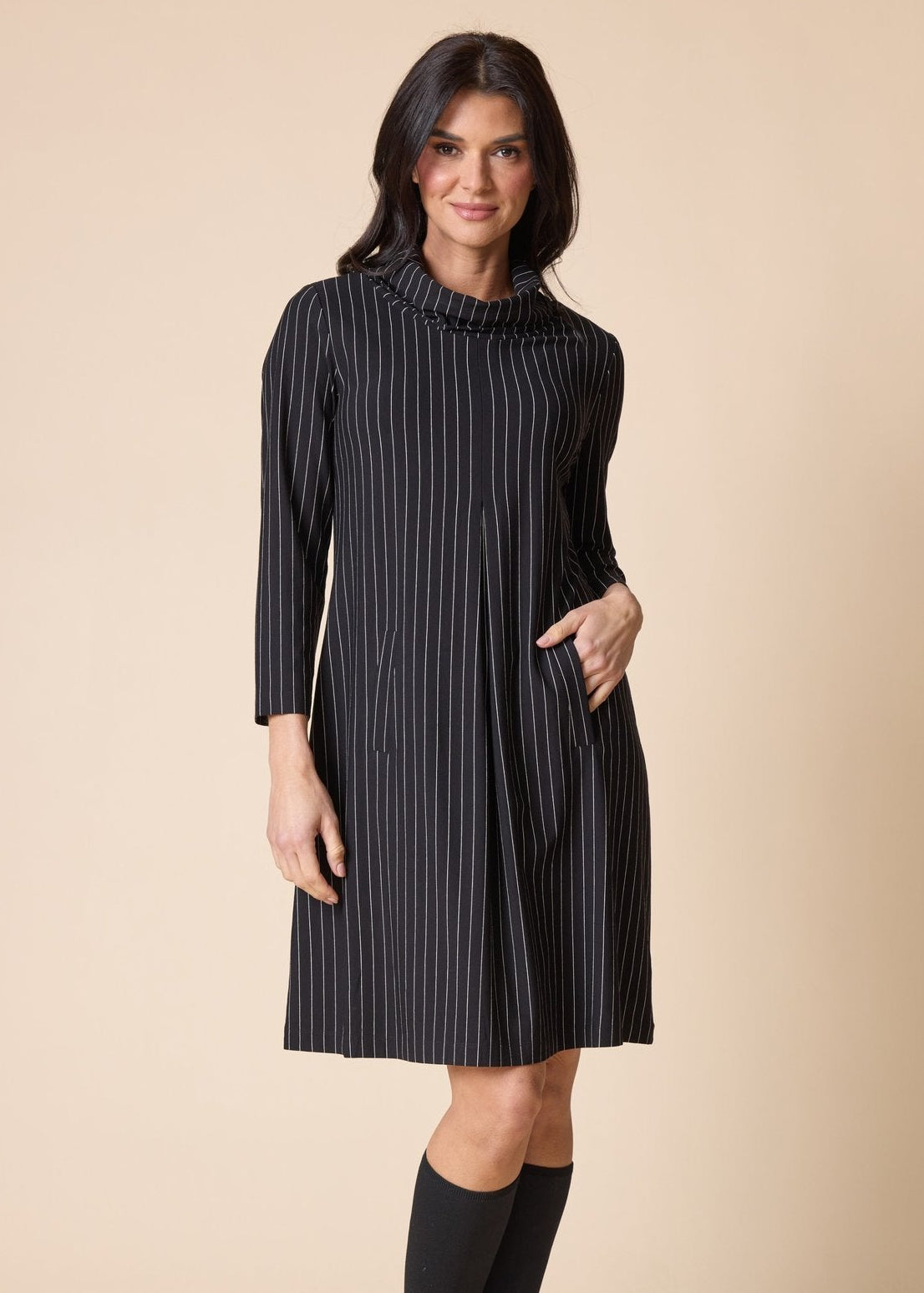 Habitat - Pleated Front Dress Stripe