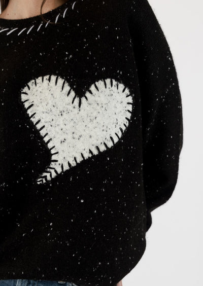 Lyla & Luxe - Heart Sweater