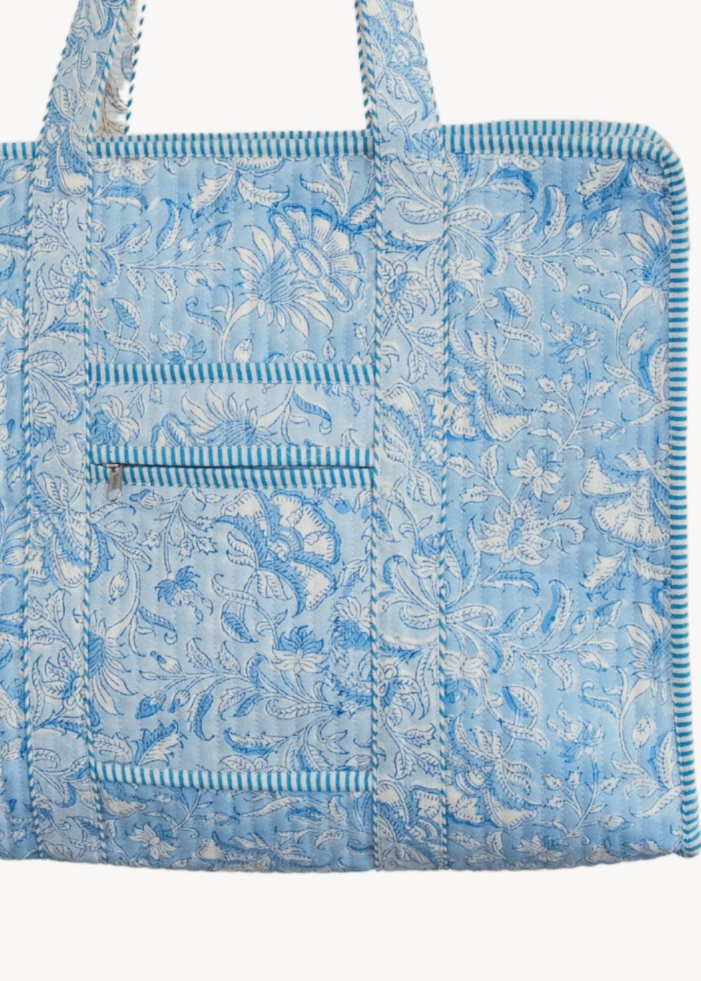 Pokoloko - Blue Sky Block Print Tote
