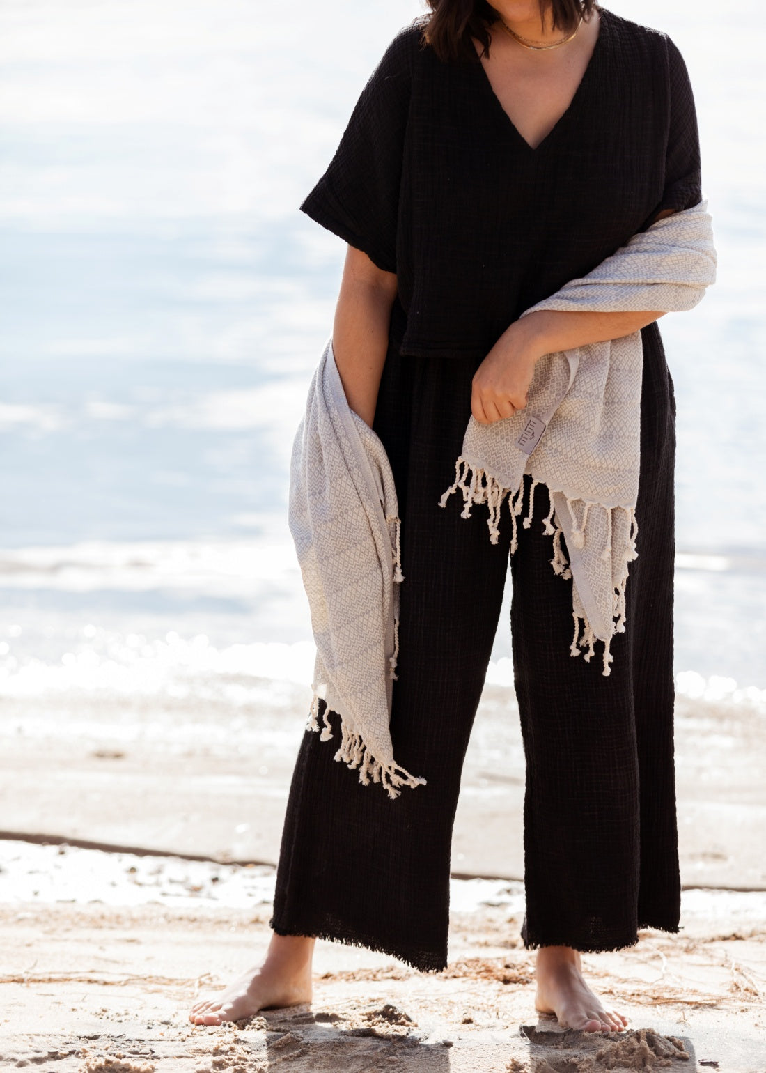 Pokoloko - Crinkle Crop Top