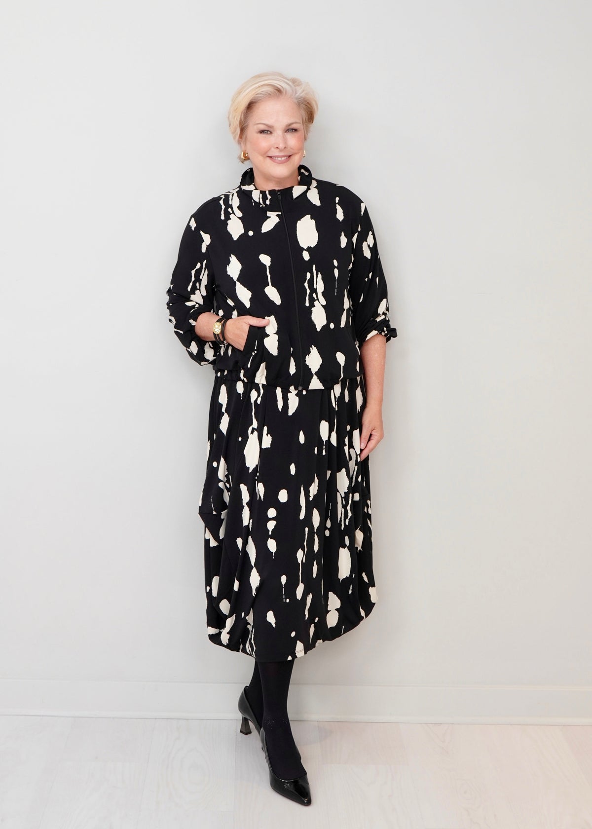 Sympli - Belleza Zip Jacket Print