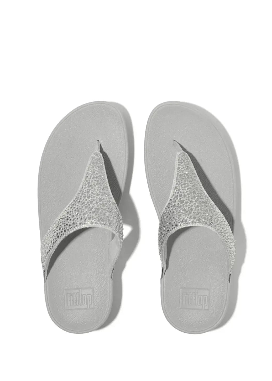 FitFlop - Lulu Crystal-Mix Toe-Post Sandals