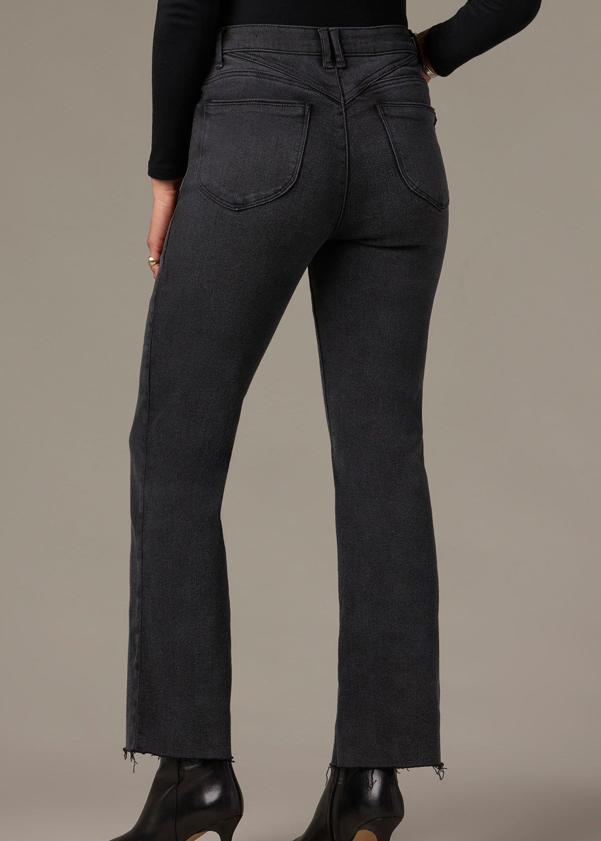 Wit &amp; Wisdom - Jean Bennet Skyrise à ourlet brut couleur orge