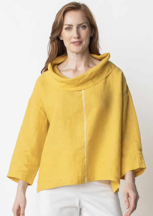 Liv - Stay Centred Cowl Neck Top