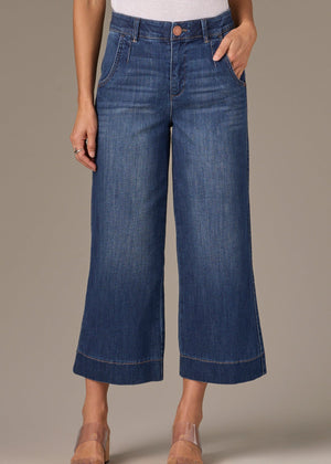 Wit & Wisdom - Whitney Skyrise Wide Leg Cropped Jeans
