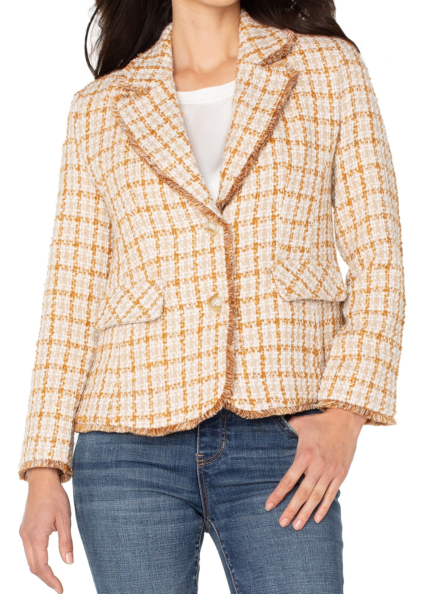 Liverpool - Blazer With Frayed Edges - SALE