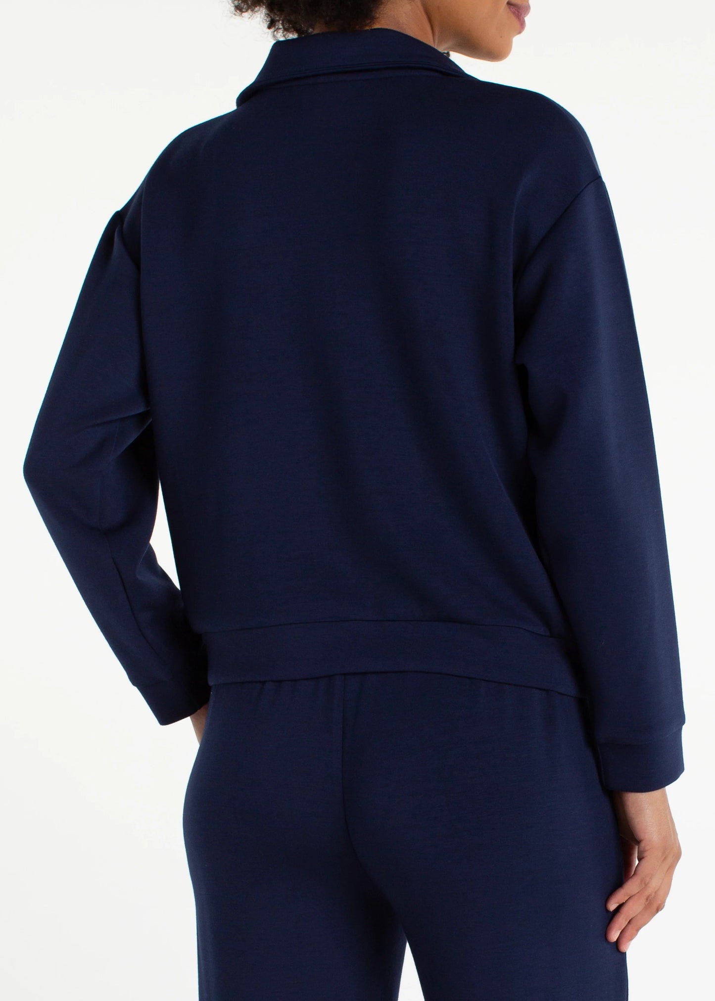 Liverpool - Half Zip Popover Long Sleeve Top