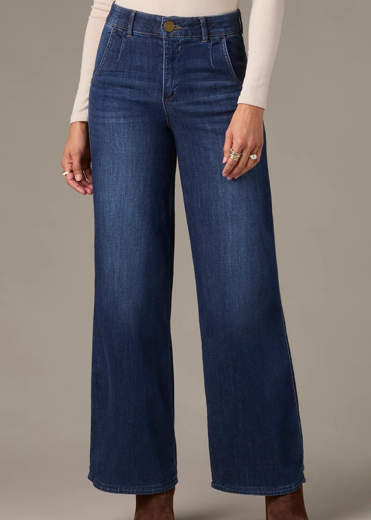 Wit & Wisdom - Whitney Skyrise Wide Leg Jeans - Indigo