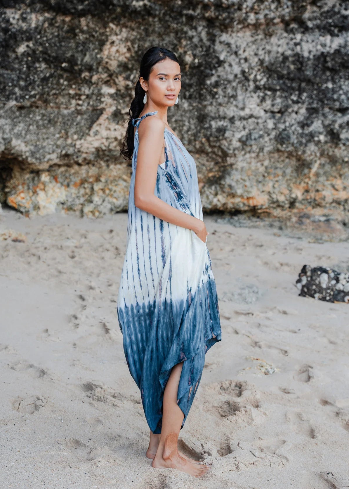 Suzie Blue - Tie Dye Ombre Romper - GIFT WITH PURCHASE