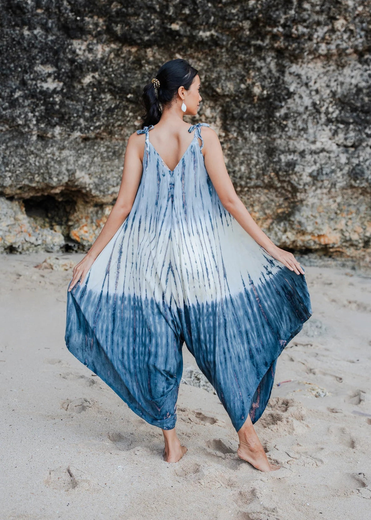 Suzie Blue - Tie Dye Ombre Romper - GIFT WITH PURCHASE